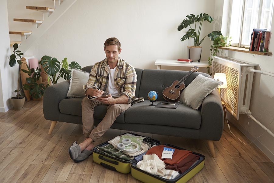 Desempaquetando la maleta